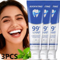 3 Tubes Of 99% Hydroxyapatite Toothpaste. Portable Deep-cleaning Formula, Gentle Gum Care, Long-lasting Fresh Breath. Teeth Polishing & Deep Cleaning. for Daily Use. Sensitive Tooth Care.
