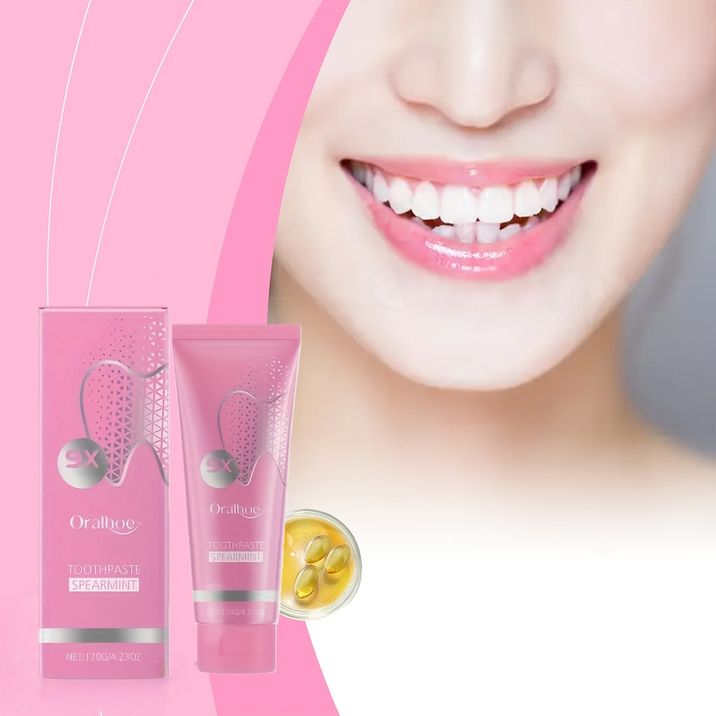 High-Capacity Teeth-Cleaning Toothpaste Powerful Foaming Action for Deep Cleaning Whiter Teeth & Fresher Breath Moisturizing Oral Care Achieve A Confident Smile