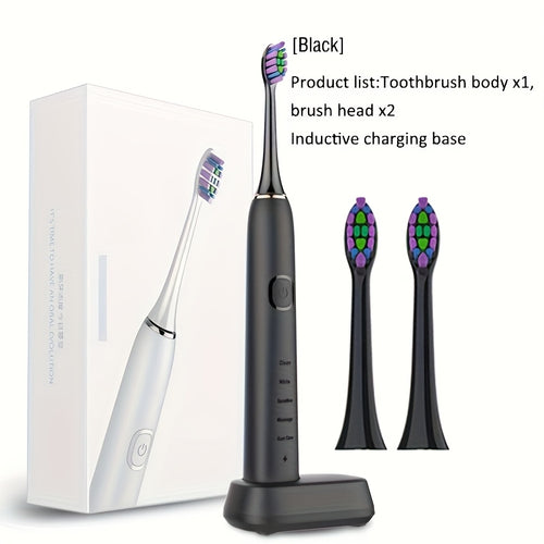 1 Smart Electric Soft-bristled Toothbrush with 2 Brush Heads, with Multiple Gear Options\u002FSmart Portable Electric Toothbrush\u002FLong-life Electric Toothbrush with Induction Charging Case\u002FPortable for Business Trips And Travels