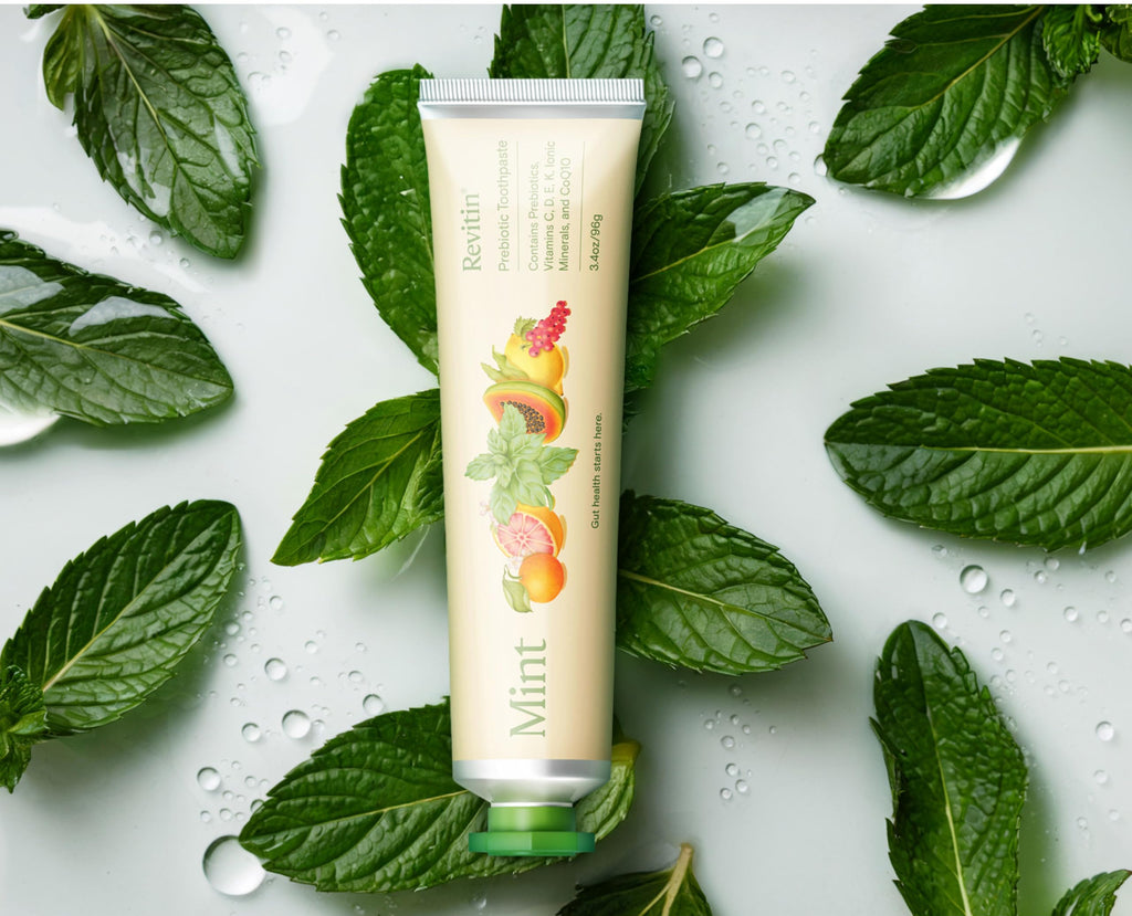 Fluoride-Free Prebiotic Toothpaste – Fresh Mint Gel for Healthy Gums & Teeth | Non-Toxic, Kid-Friendly by Revitin
