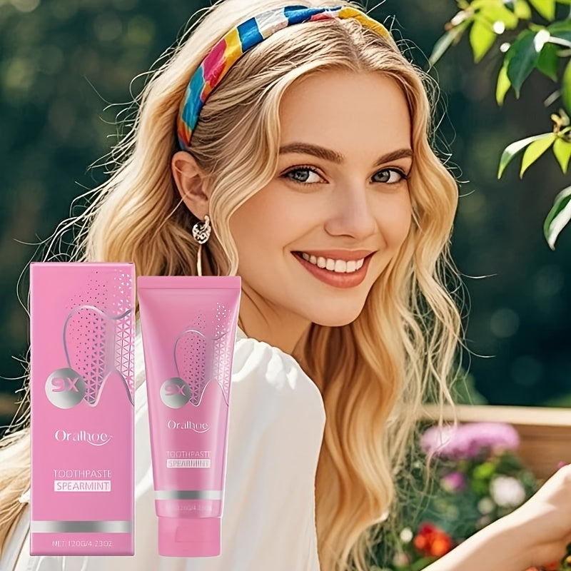 High-Capacity Teeth-Cleaning Toothpaste Powerful Foaming Action for Deep Cleaning Whiter Teeth & Fresher Breath Moisturizing Oral Care Achieve A Confident Smile