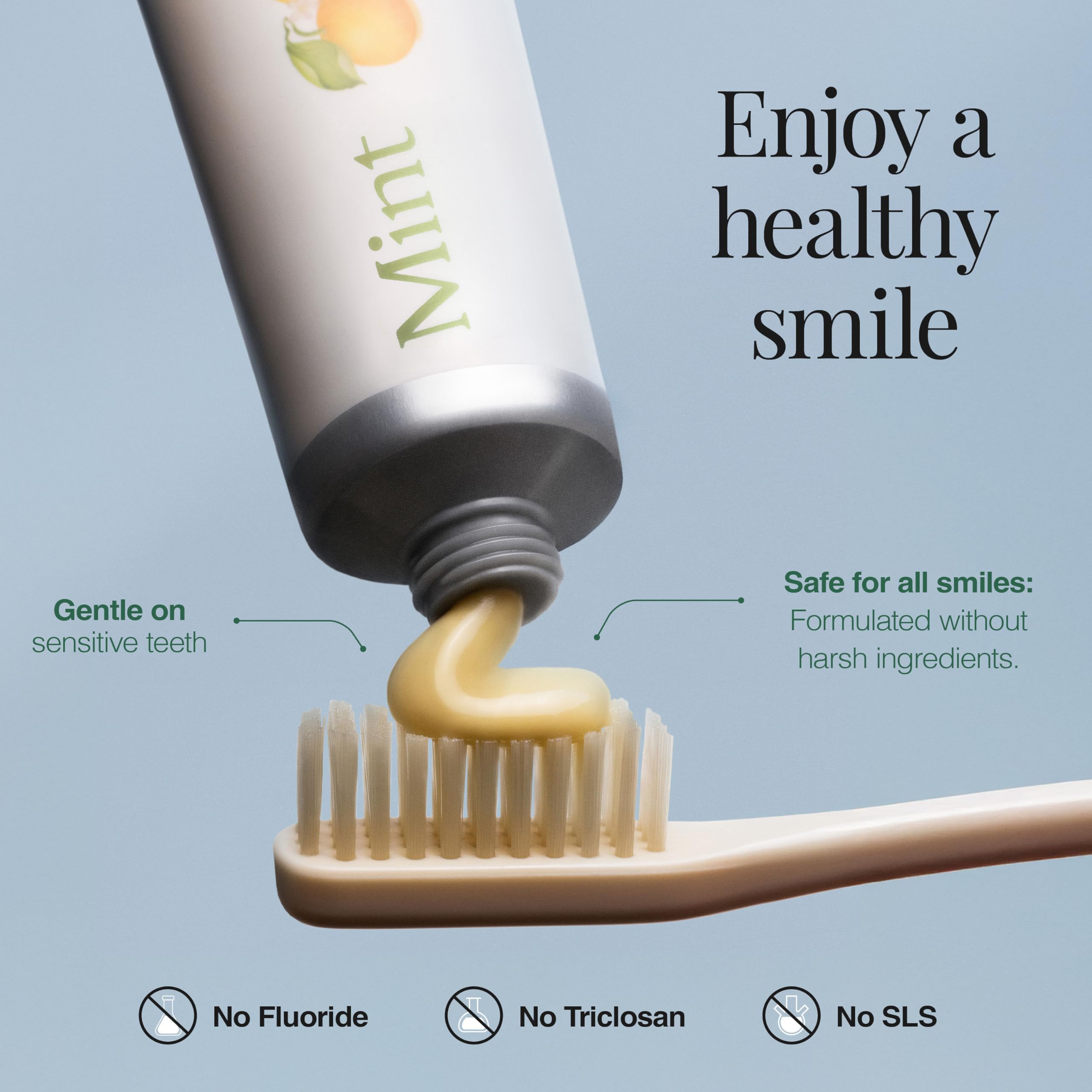 Fluoride-Free Prebiotic Toothpaste – Fresh Mint Gel for Healthy Gums & Teeth | Non-Toxic, Kid-Friendly by Revitin