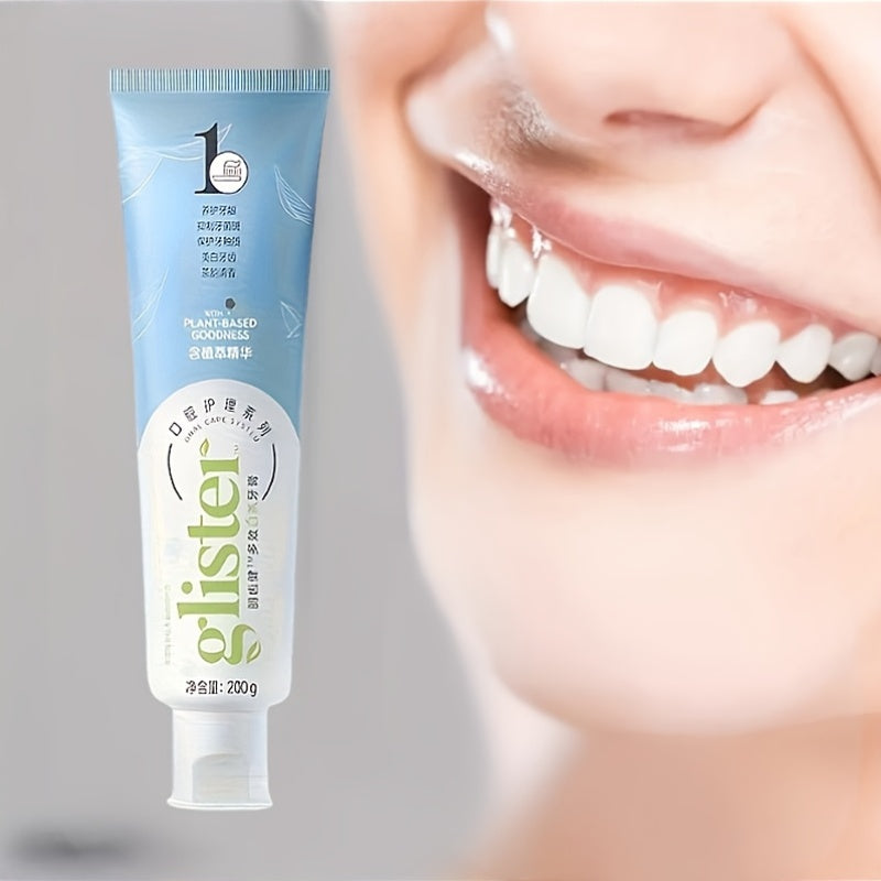 White Tea Toothpaste, Containing White Tea Essence, Enhances Luster, Suitable for All Teeth, Unisex, 200G Per Pack, Ideal for Daily Use And As a Gift