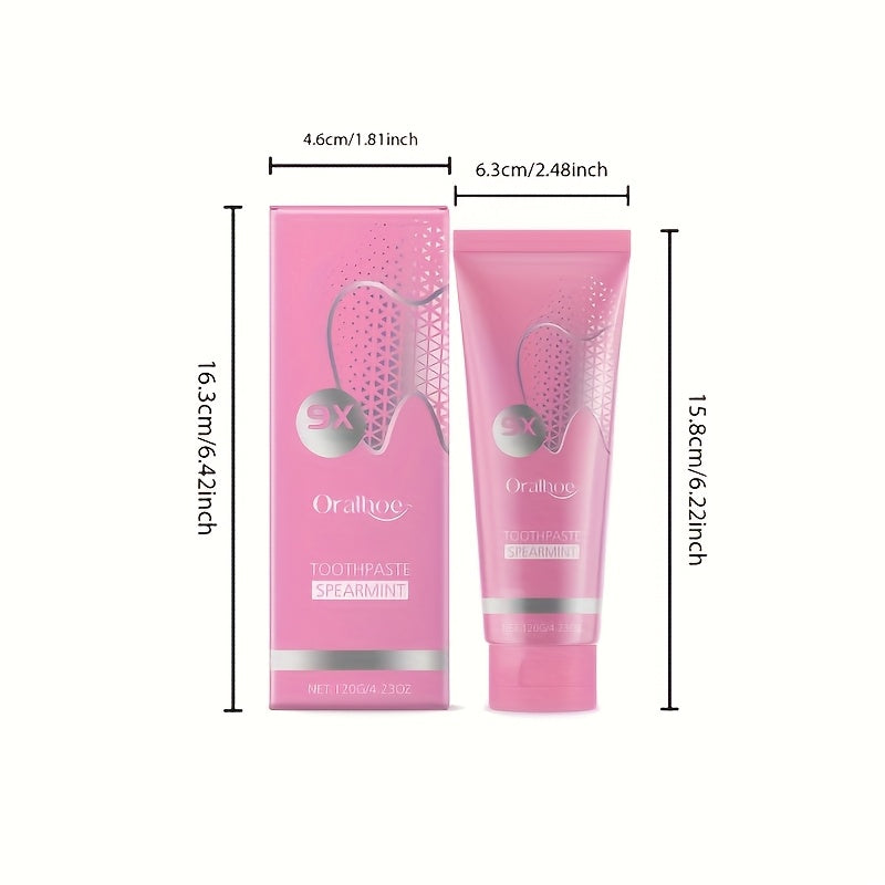 High-Capacity Teeth-Cleaning Toothpaste Powerful Foaming Action for Deep Cleaning Whiter Teeth & Fresher Breath Moisturizing Oral Care Achieve A Confident Smile