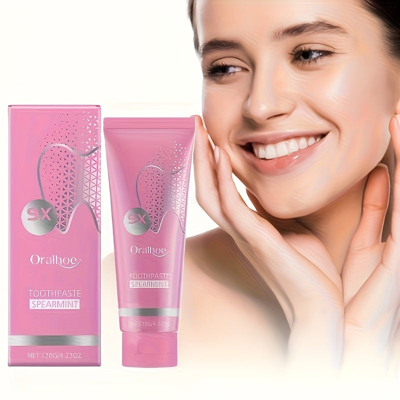High-Capacity Teeth-Cleaning Toothpaste Powerful Foaming Action for Deep Cleaning Whiter Teeth & Fresher Breath Moisturizing Oral Care Achieve A Confident Smile