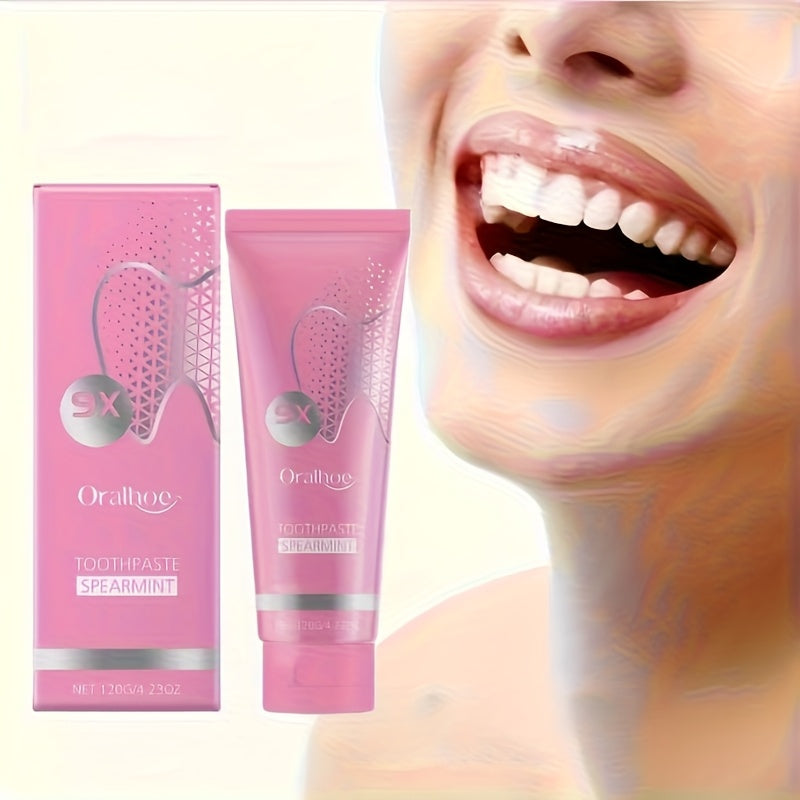 High-Capacity Teeth-Cleaning Toothpaste Powerful Foaming Action for Deep Cleaning Whiter Teeth & Fresher Breath Moisturizing Oral Care Achieve A Confident Smile