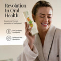 Fluoride-Free Prebiotic Toothpaste – Fresh Mint Gel for Healthy Gums & Teeth | Non-Toxic, Kid-Friendly by Revitin