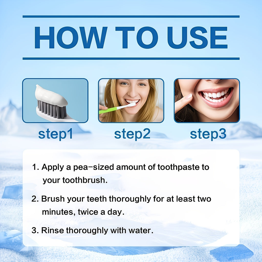 3 Toothpastes with Hydroxyapatite. Deeply Cleans, Whitens Teeth. Gentle Formula, Suitable for Sensitive Teeth. Basic Oral Care Suitable for Everyone. A Must-Have Travel Essential