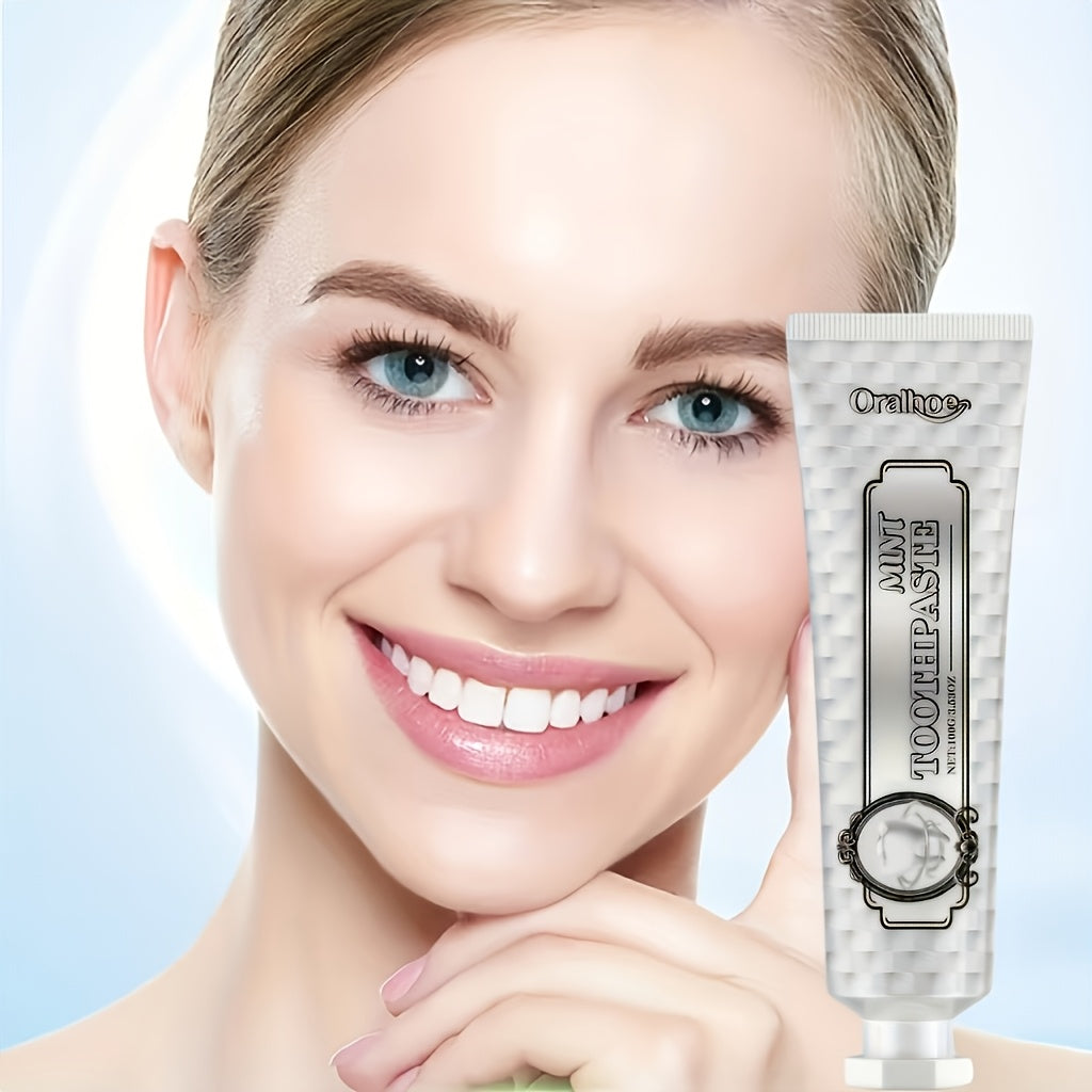 Oralhoe Minty Fresh Toothpaste | Long-Lasting Freshness, Protects Gums, Naturally Whitens Teeth, Boosts Confidence And Smiles, 24-Hour Breath Freshening, Daily Use, Easy To Carry, Ideal Gift For Oral Hygiene Essentials