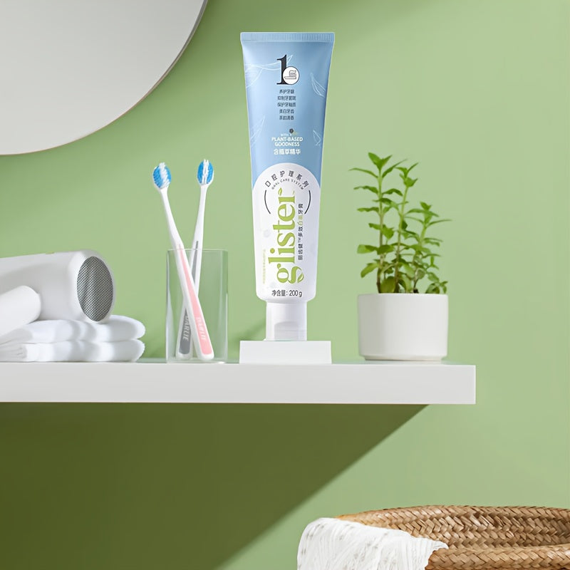 White Tea Toothpaste, Containing White Tea Essence, Enhances Luster, Suitable for All Teeth, Unisex, 200G Per Pack, Ideal for Daily Use And As a Gift